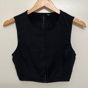 lululemon technical tank, black size 6